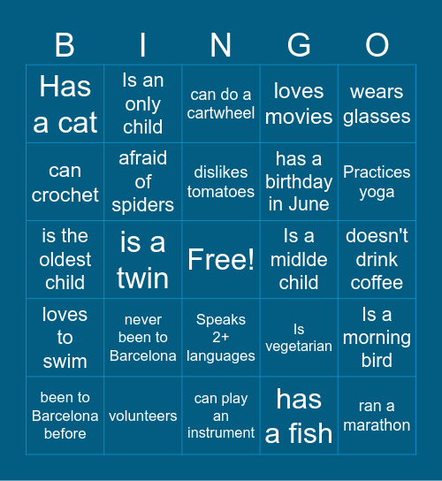 2026 CRN PM/DM Dinner Bingo Card