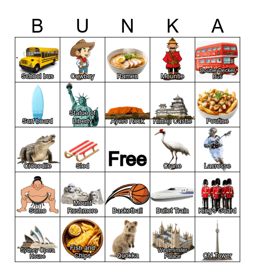Culture Bingo 2026! Bingo Card