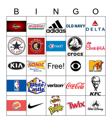 LOGO BINGO! Bingo Card