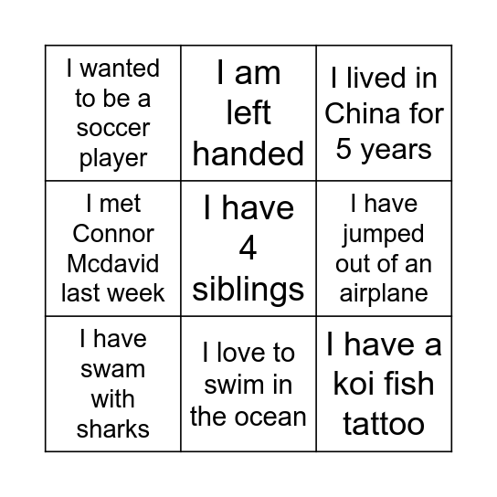 RM Training Bingo Card
