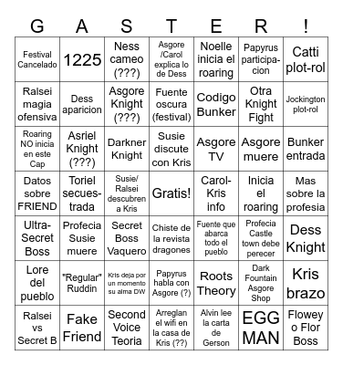 Delta Bingo Card