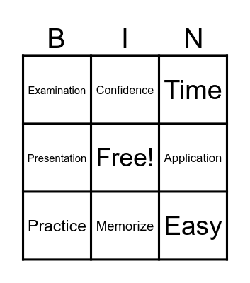 Giving Advice Bingo Card