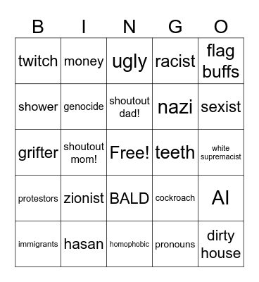 Assmold Bingo Card