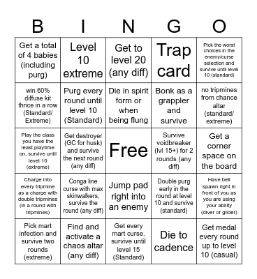 Worst bingo card ever Bingo Card