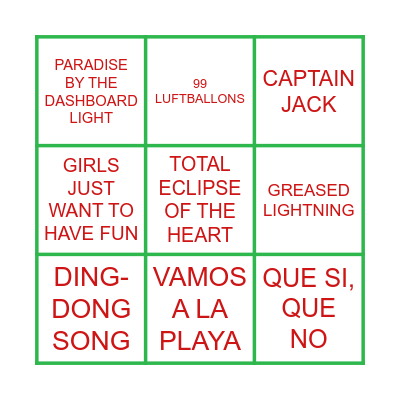 MUZIEK-BINGO Card