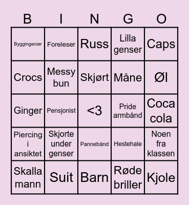 EXPO Bingo! Bingo Card