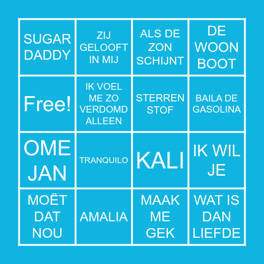 HOLLANDSE KNEITERS Bingo Card