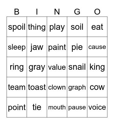 End of the Year Review Bingo Card
