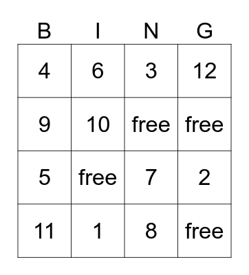Relatable School Experiences Bingo Card