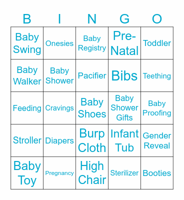 Loretta Baby Bingo! Bingo Card