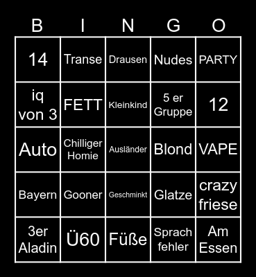 OME TV BINGO Card