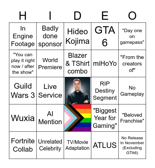 Summer Games Fest 2026 Bingo Card