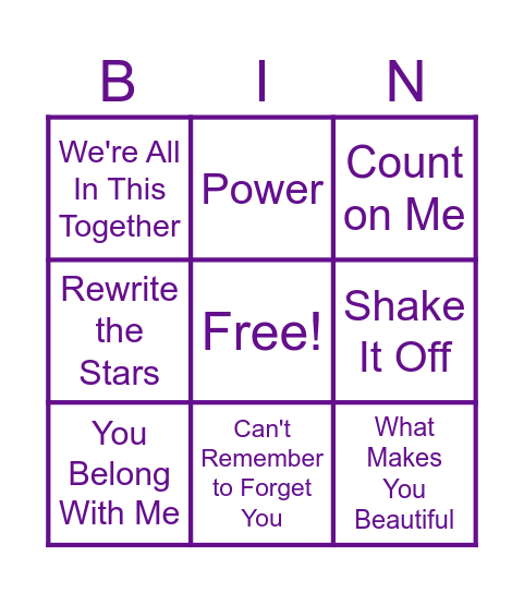 CUMPLE ELU Y NI Bingo Card