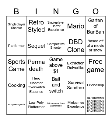i think im winning Bingo Card