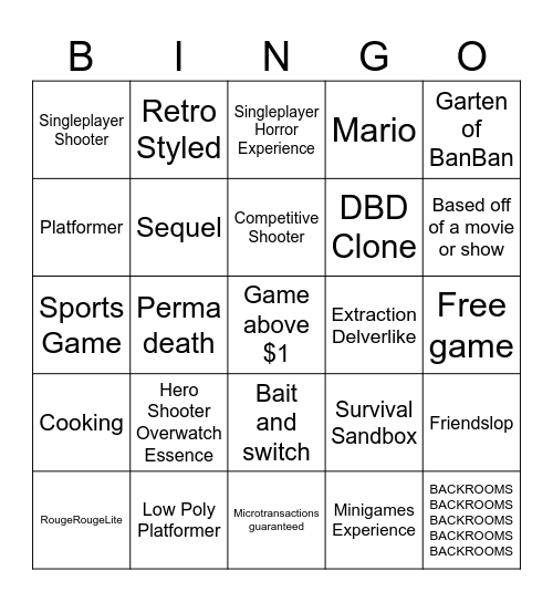 i think im winning Bingo Card