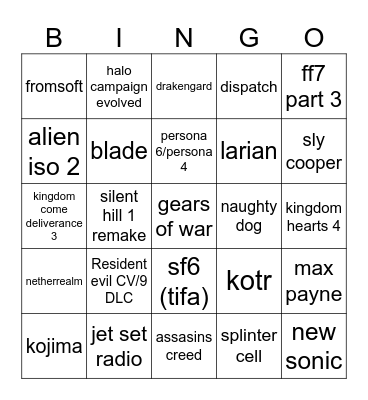 SGF+XBOX 2026 June Bingo Card