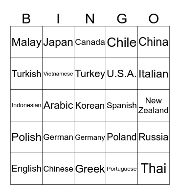 BB 12 Unit 1-2 Review Bingo Card