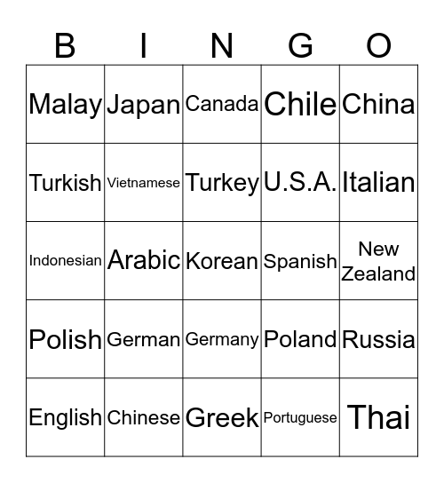 BB 12 Unit 1-2 Review Bingo Card