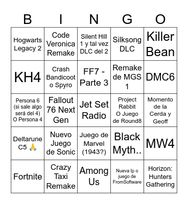 Sumer Gay Fest Bingo Card