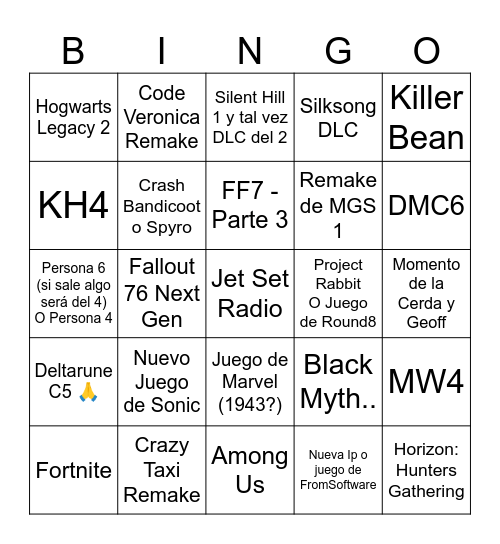 Sumer Gay Fest Bingo Card