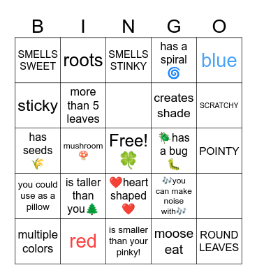 🌿BOTANIST BINGO🌿 Bingo Card