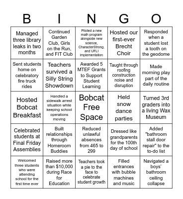 Brecht Bingo Card