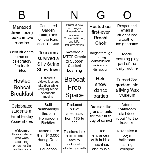 Brecht Bingo Card