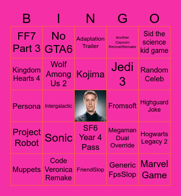 Summer Game Fest Bingo Card