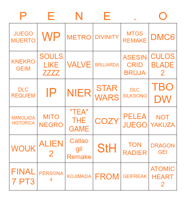 Summer gei fest Bingo Card