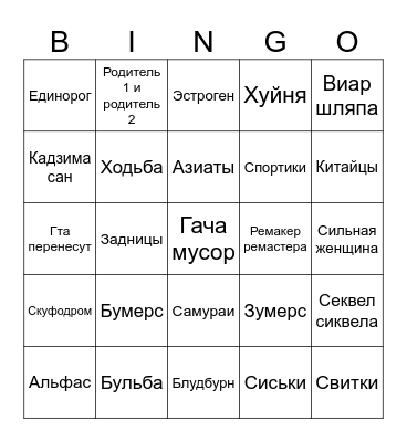 Bingo Card - Summer Game Fest 2025 Bingo Card