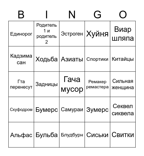 Bingo Card - Summer Game Fest 2025 Bingo Card