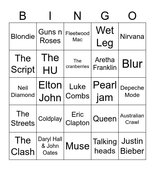 BACKPACKERS BINGO Card