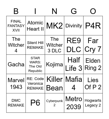 BINGO SUMMER GAME FEST 2026 Bingo Card