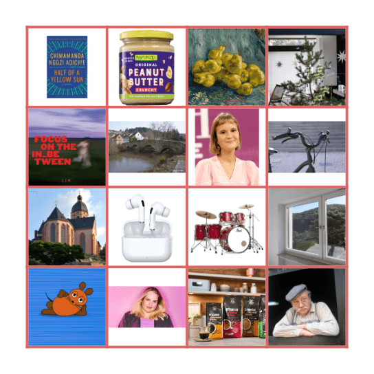 Birthday Bingo Card