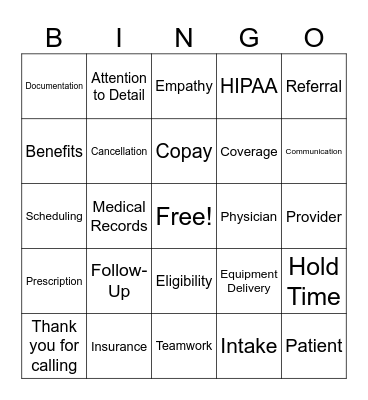 VMA BINGO Card