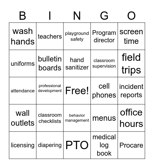 Humbled Hearts CDC Bingo Card