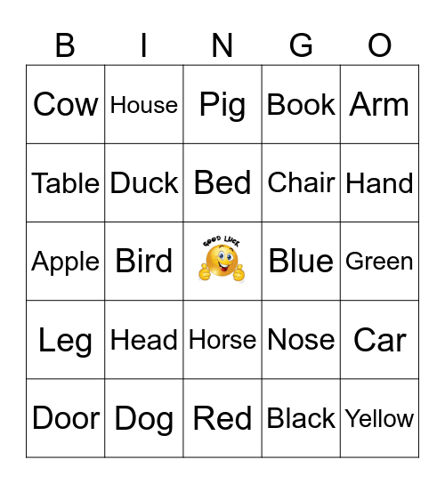 ELT BINGO Card