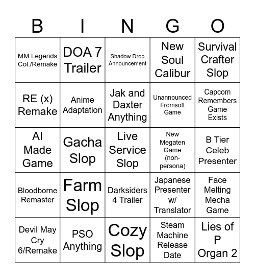 Summer Games Festivo 2026 Bingo Card
