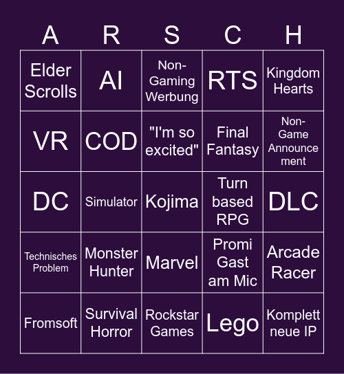 Geoff Keighleys Funtime Happy Hour Bingo Card