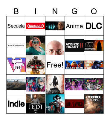 Summer game fest 2026 Bingo Card