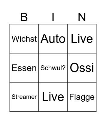 Ome bingo Card