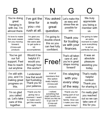 Kindness Unmatched Experience Bingo Card