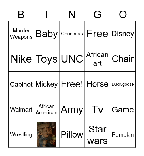 Luray bingo Card