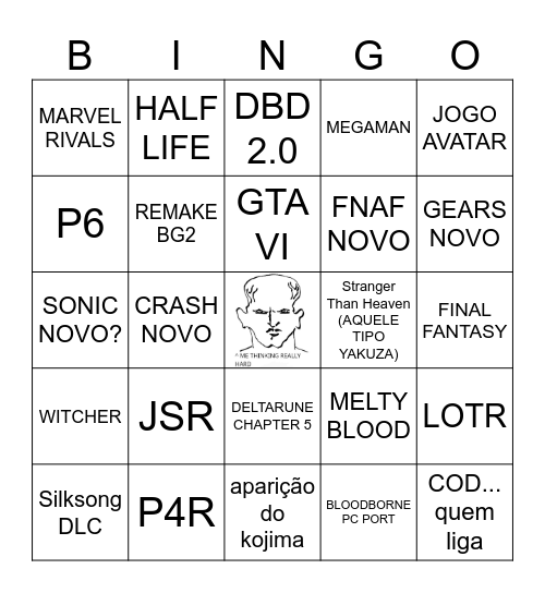 SUMMER GAME FEST Bingo Card