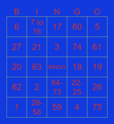 Eberequestibanción de Bingo Card