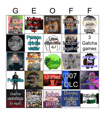 Summer Keighley Fest 2026 Bingo Card