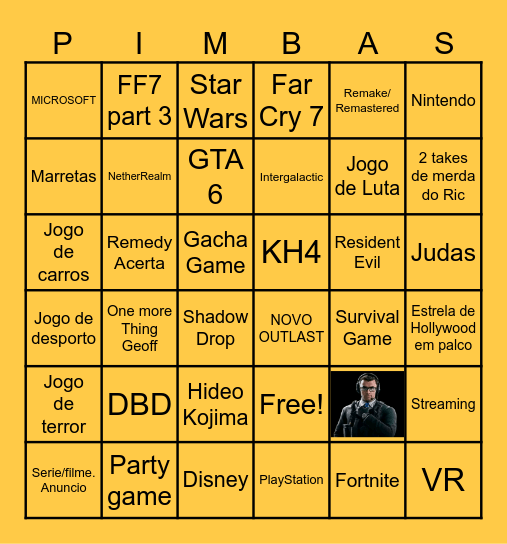 SummerGameFest Bingo Card
