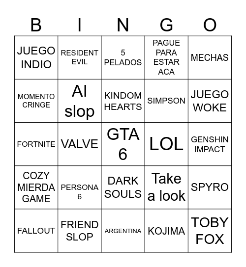 SEMANA INCREÍBLE DE MIEMBROS DE PVZ Bingo Card
