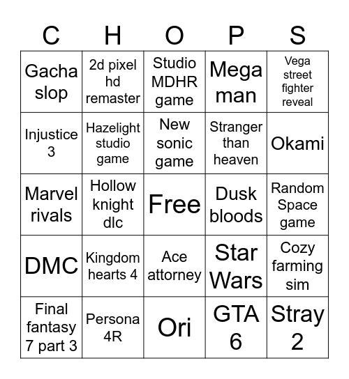 These WILL HAPPEN Bingo Card
