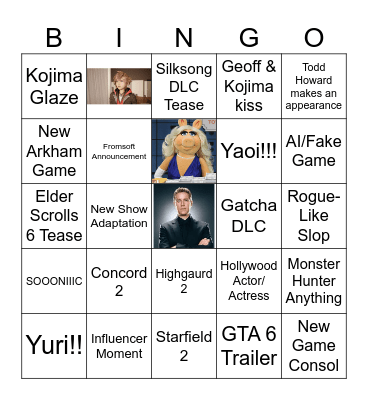 Summer Games Fest 2026 Bingo Card